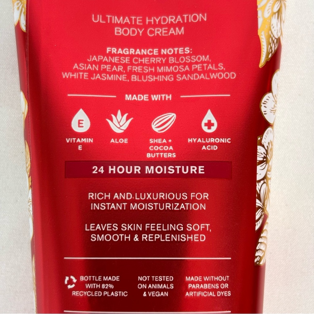 Bath & Body Works Japanese Cherry Blossom Shower Gel and Body Cream 2 Piece Set - Picture 7 of 10